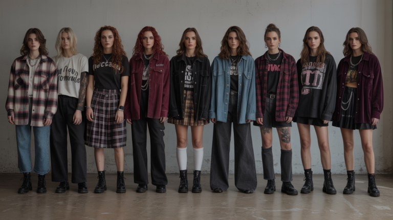 20 Grunge Outfit Ideas That’ll Make You Look Effortlessly Cool in 2025