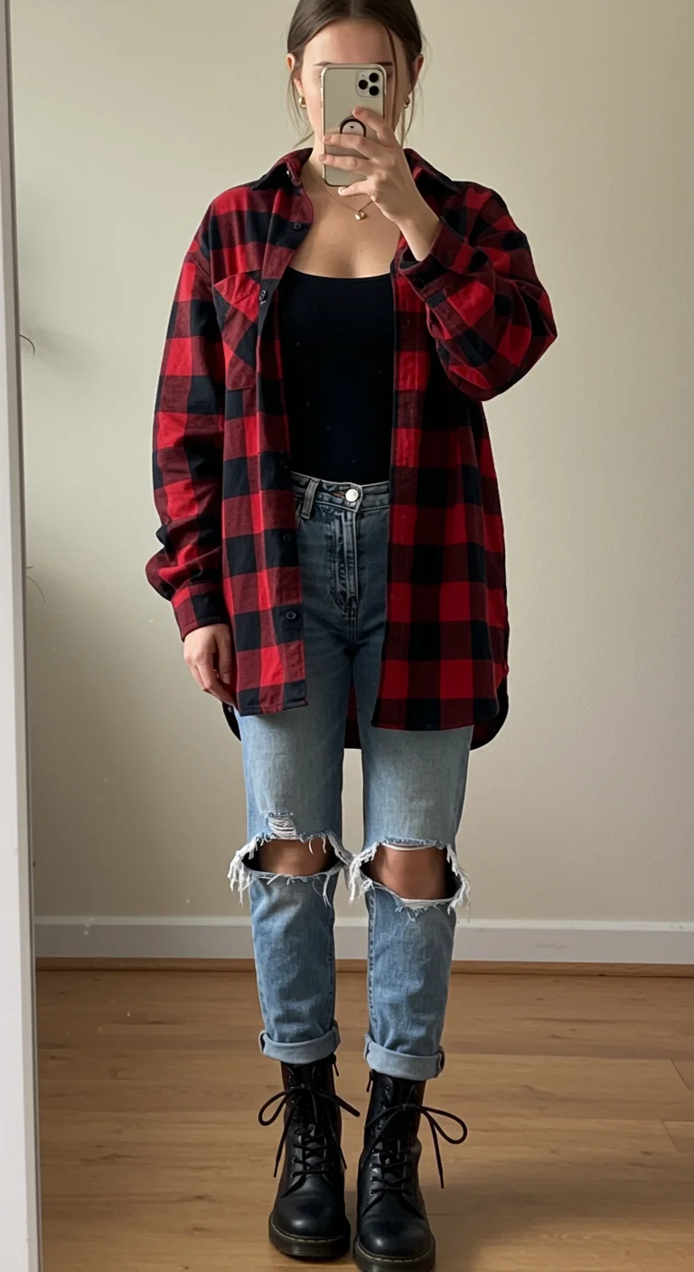 Grunge Outfits for That Rebellious Vibe