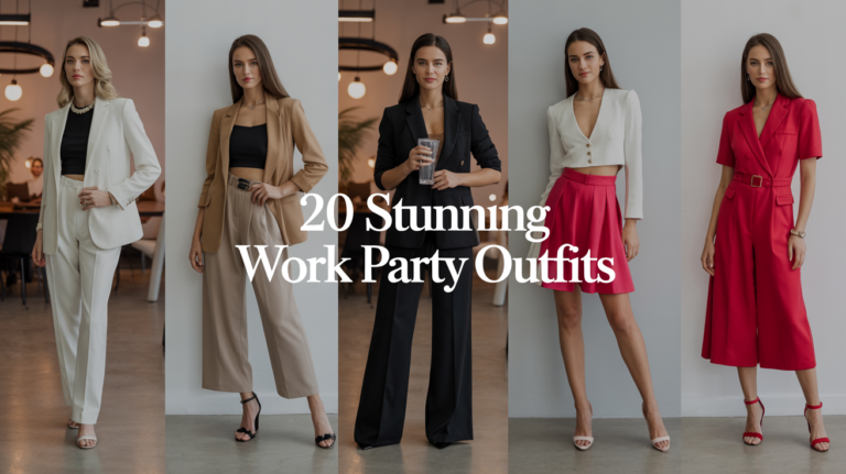 20 Stunning Work Party Outfits to Turn Heads and Boost Your Confidence