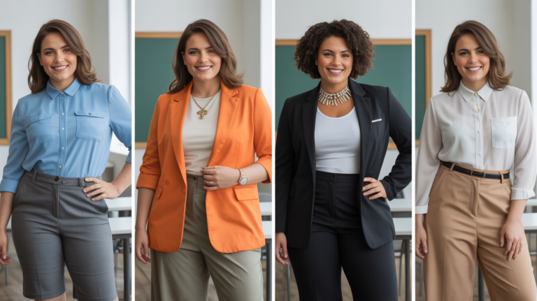 20 Stylish Plus Size Teacher Outfits to Rock This Back-to-School Season