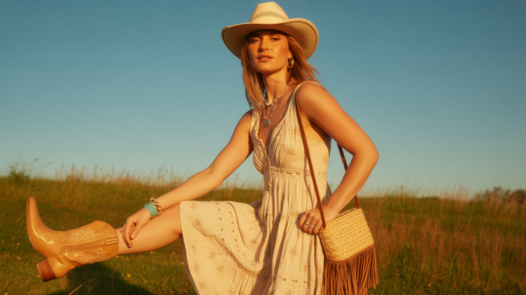 20 Western Summer Outfits That Bring Effortless Cowgirl Style to Warm-Weather Days