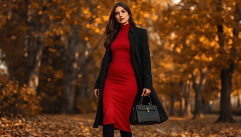 20 Red Fall Outfits That Make a Statement on Dreary Days